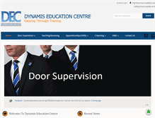 Tablet Screenshot of dynamiseducation.co.uk